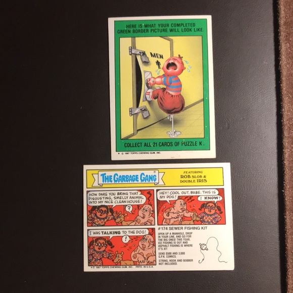 Garbage Pail Kids Sidney Kidney & Locked Dorian Topps Trading Cards Bundle - Picture 3 of 10